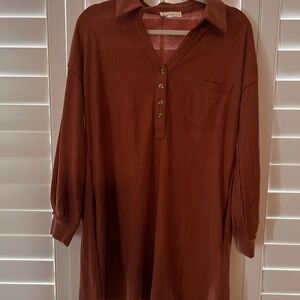 Pinkblush Rust Mini Dress